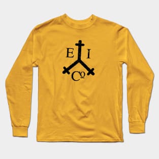 East India Company - black text Long Sleeve T-Shirt